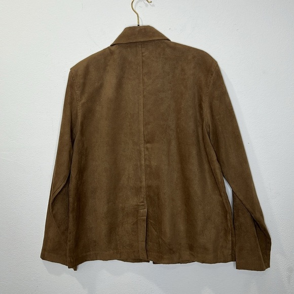 H Look Brown Zip Jacket - Picture 3 of 4